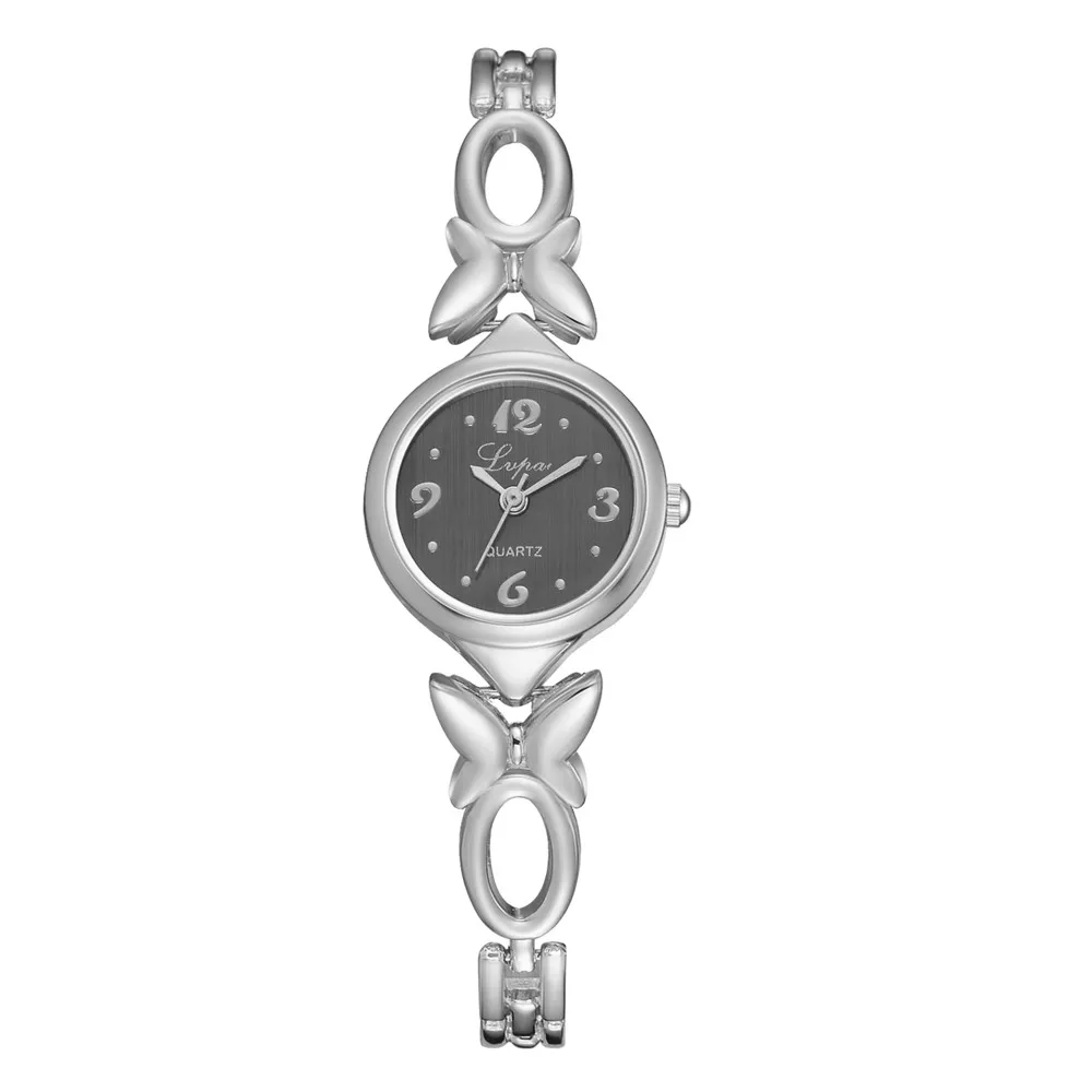 Lvpai женские кварцевые браслет Роскошный дизайн повседневные кварцевые часы-браслет Аналоговые наручные часы YY25