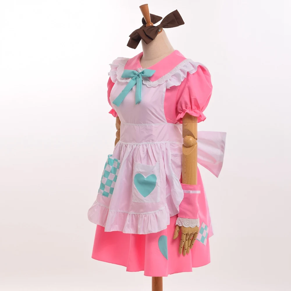 Cute S Pink Maid Dress Anime Cosplay Fancy Bow With Cute S Pink Maid Dress Anime Cosplay Fancy Bow With White A On Aliexpress Alibaba Group