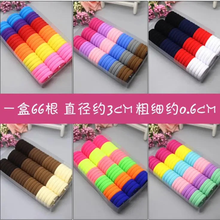 

66pcs Hair Band Holders Elastic Rubber Bands Hair Accessories for Women Hair Ties Gum Maker Headband Women Headwear Scrunchies