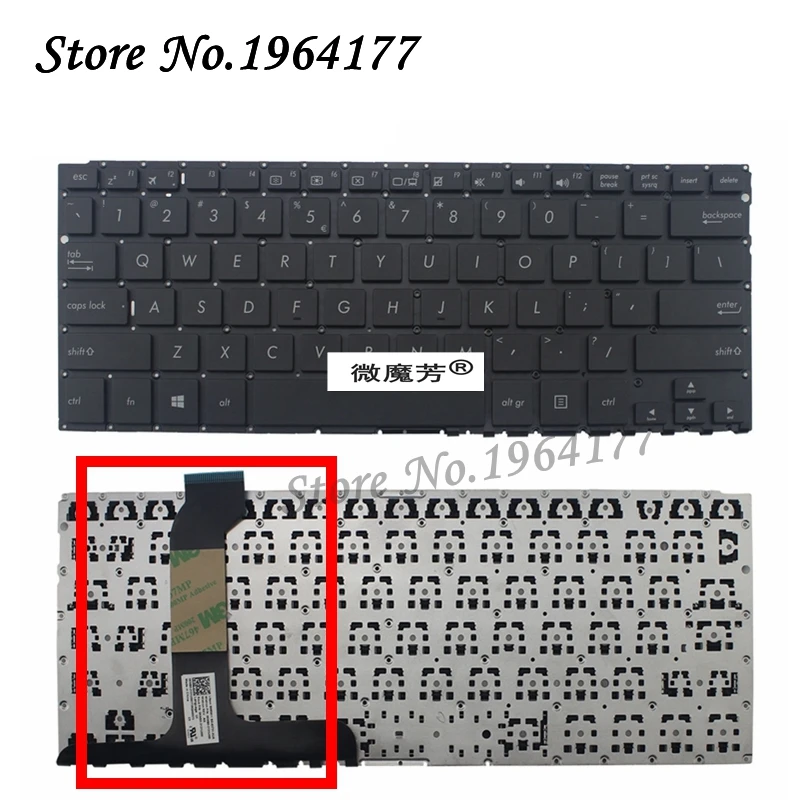

new English Laptop keyboard FOR Asus ZenBook UX360 UX360CA UX360CA-UHM1T UX360UA US Black Keyboard