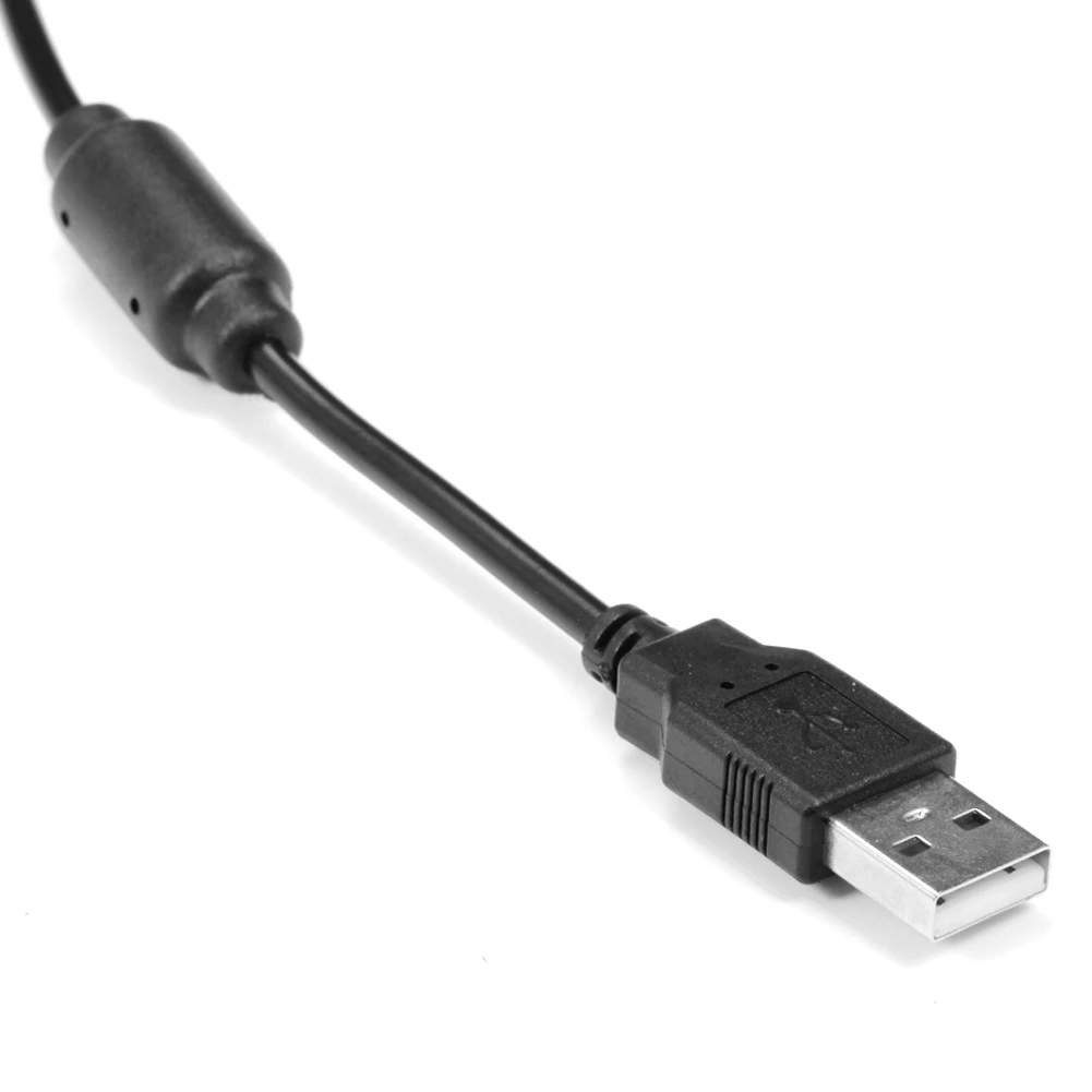 1,8 м 1 шт. USB зарядный кабель для ps3 для sony Playstation PS3 ручка беспроводной контроллер с магнитным кольцом черный геймпад кабель