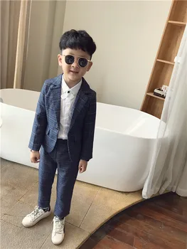 

New Children Suit Baby Boys Suits Kids Boy Blazer Boys Formal Suit For Weddings Boys Clothes Set Jackets + Pants 2pcs 2-12Y