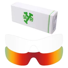 2 шт. Mryok Сменные линзы для защиты от царапин для солнцезащитных очков-солнцезащитных очков оакли антикс линзы Fire Red& HD Clear