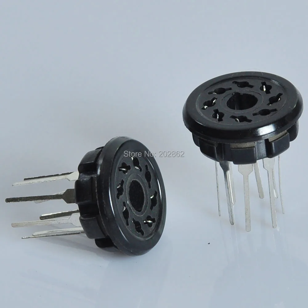 

2pcs Vintage Tube 8pin Bakelite K8A Base Socket