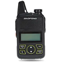 Baofeng bf-t1 мини двухстороннее Радио UHF 400-470 мГц 20ch BF T1 Двухканальные рации Портативный ham Радио Baofeng T1 портативный Трансивер