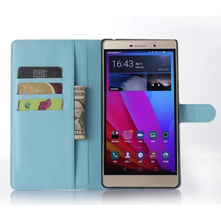 Luxury Wallet Flip PU Leather Case Cover For Huawei P8 Max Case Cell Phone Case Back Cover Skin With Card Holder Stand (10)