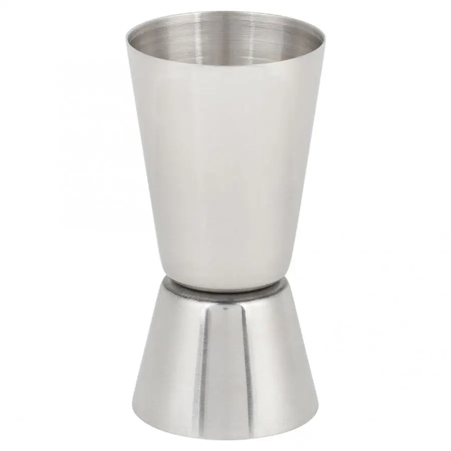 

Bar Tools Sliver 20/50ml Stainless Steel Cocktail Jigger Double Head Measuring Cup Ounce Alcohol Measuring Cup