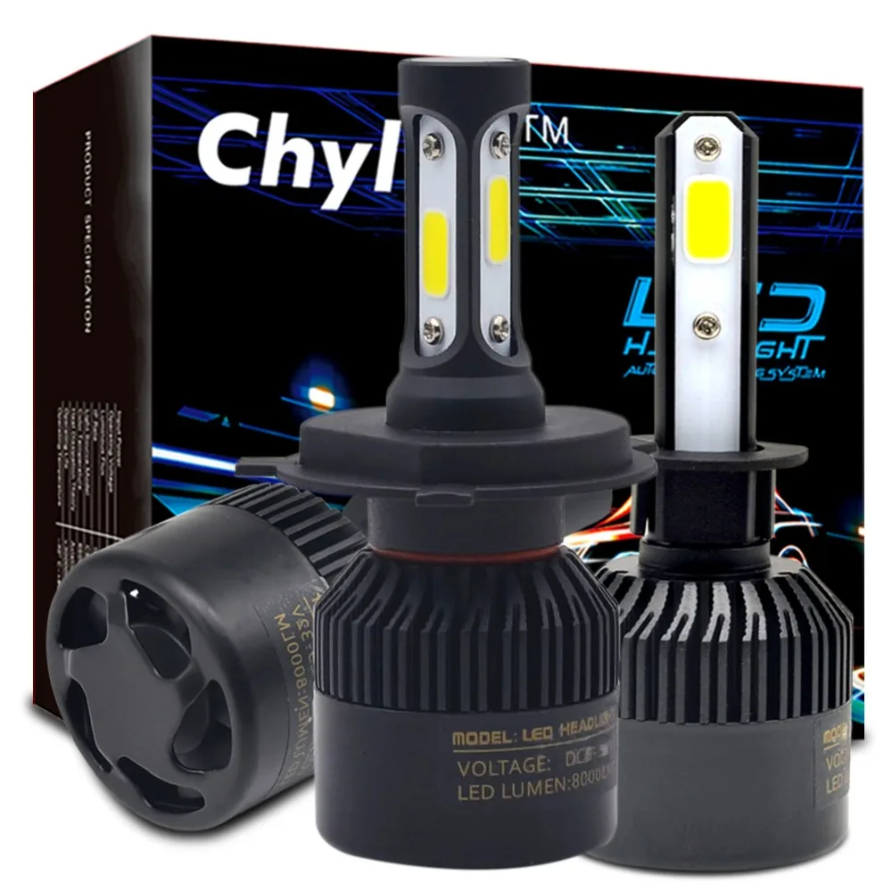 

2Pcs H1 LED Bulb H4 H7 H11 H3 H9 H27 HB4 HB3 9005 9006 881 Led Headlight 72W 8000LM Auto Car Light Bulbs 6500K Fog Lamp
