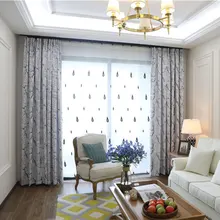 DSinterior classic design european style jacquard blackout curtains and tulle custom made curtains for bedroom 0113