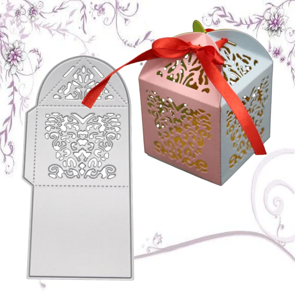 

Christmas Gift Box Bag Metal Cutting Dies For Ramadan Festival Wedding Birthday Greeting Cards DIY Paper Embossing Folder Die