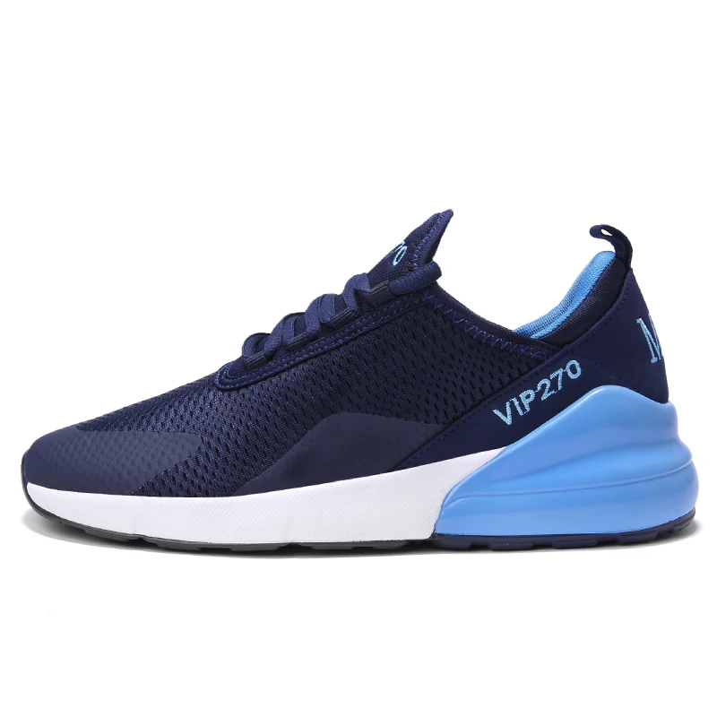 Мужская Спортивная обувь; Брендовая обувь для бега; дышащая обувь; zapatillas hombre Deportiva; Высококачественная Мужская обувь; кроссовки для тренировок; размеры 45, 46 - Цвет: blue