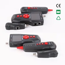 NOYAFA NF-8601 Многофункциональный сетевой кабель тестер ЖК-дисплей длина кабеля метр обрыв тестер RJ45 телефонная линия проверки US Plu
