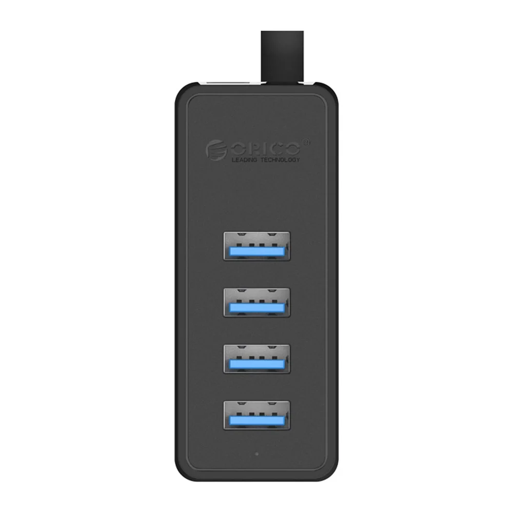 ORICO W5PH4-U3 USB 3,0 4 Порты концентратор 5gbps высокой Скорость USB хаб для портативного компьютера телефона Tablet Ultrabook с Vl812 чипсетов черный