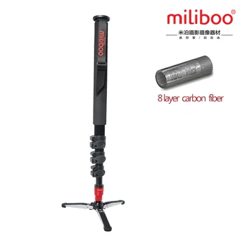 

miliboo MTT705B Portable Carbon Fiber Monopod for Professional DSLR/ Camera/ VideoCamcorder Tripod Stand Half price of manfrotto