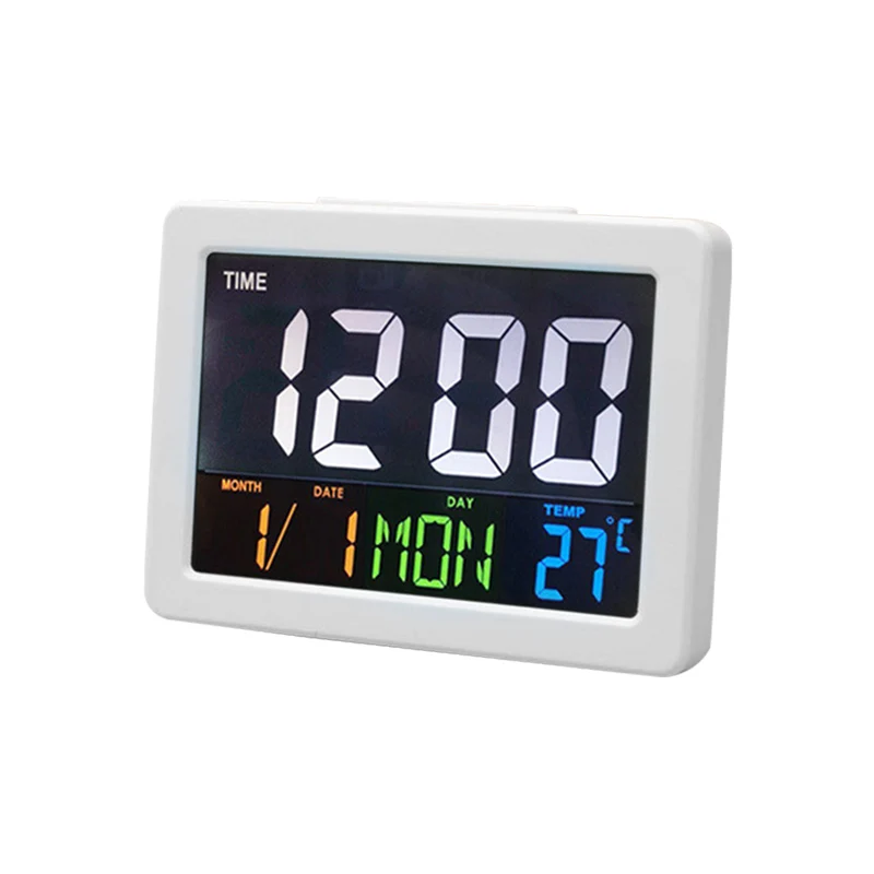 Современный цифровой светодиодный настольный Ночной Настенный будильник часы 24 Or12 часы дисплей настольные песочные часы Простой модный внешний вид