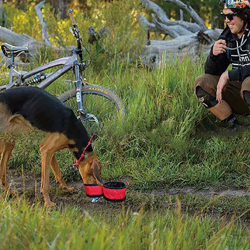 Hoomall 1PC Waterproof Dog Food Storage Bag Outdoor Portable Pet Feeder