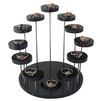 

High-grade transparent acrylic 12 round seat doll jewelry ring jewelry boutique display stand plexiglass