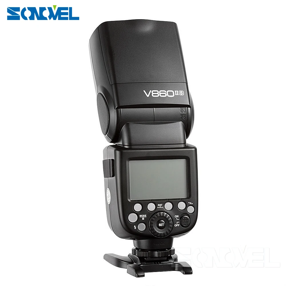 Бесплатная доставка DHL! 3X Godox V860II S TTL 2 4G GN60 Беспроводная литий ионная Вспышка Speedlite