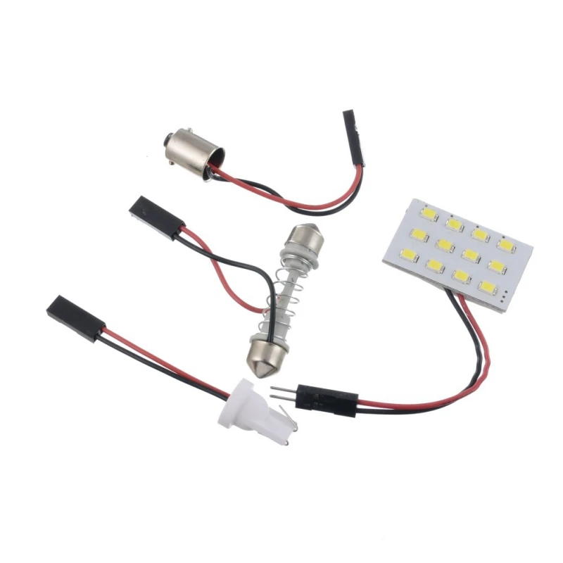 Высокая мощность t10 w5w светодиод cob автомобильный 5w5 12v t 10 синий белый