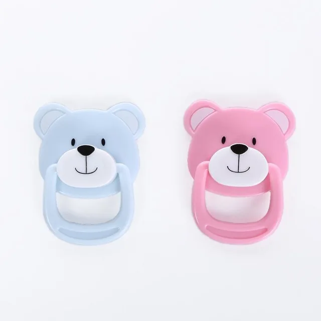 

Free Shipping Magnetic Pacifiers for Reborn Baby Dolls Handmade DIY Pacifier Magnet Nipples Cute Bear