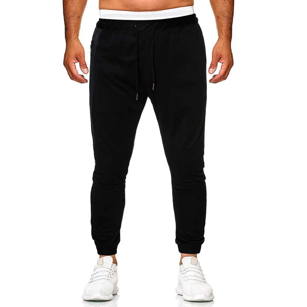 2019 Summer fashion men's sports trousers jogging pants men summer outdoor cargo pants men Non-slip leisure harem pants men 40J6 (3)