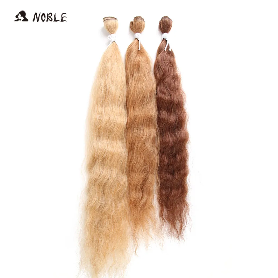 

Noble 26inch Long Deep Wave Synthetic Hair For Black Women High Temperature Fiber Hair 130g 3pcs/lot Free Shipping