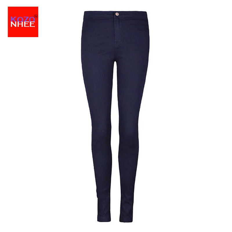 Stretching Skinny Jeans woman With High Waist Jeans For Girls Elastic