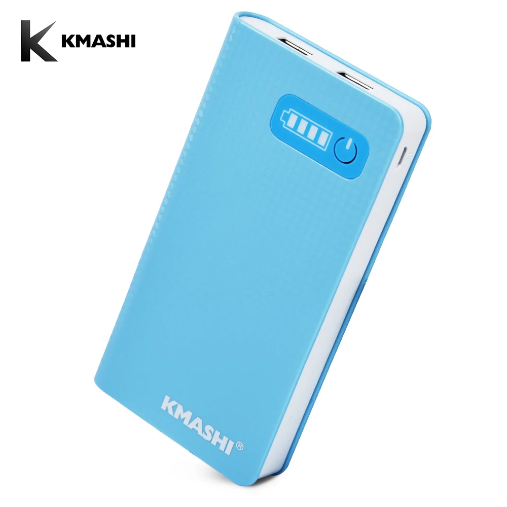 KMASHI Mini External Battery 10000mAh Power Bank Portable Ultra-thin Dual USB Charger Powerbank for iPhone 6 6S Plus Samsung | Мобильные