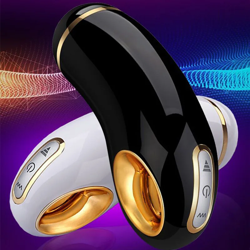 Electric Strong Vibration Male Masturbator Silicone Masturbation Cup Artificial Vagina Heating font b Pussy b font