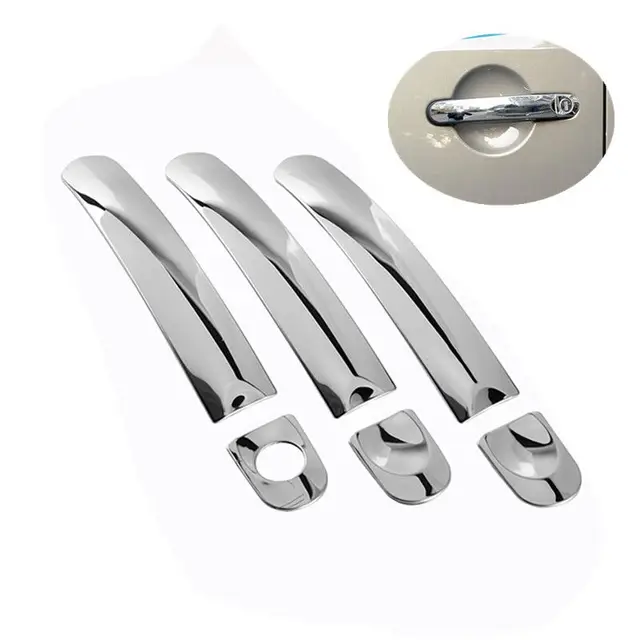 Funduoo For Volkswagen Vw T5 T6 Transporter Caravelle Multivan Funduoo For Volkswagen Vw T5 T6 Transporter Caravelle Multivan California Stainless Steel Car Door Handle Cover Trim Overlays