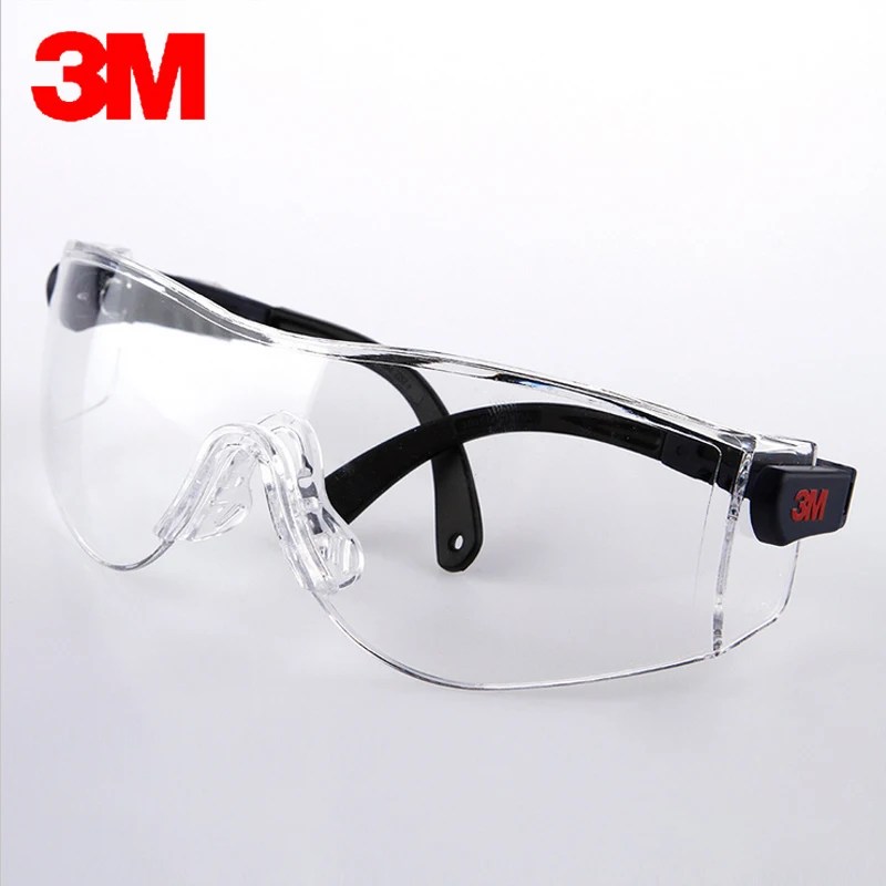 3M10196 نظارات السلامة نظارات واقية ضد الريح مكافحة الرمال مكافحة الضباب مكافحة الغبار Bicyle الرياضة السفر العمل العمل نظارات واقية نظارات