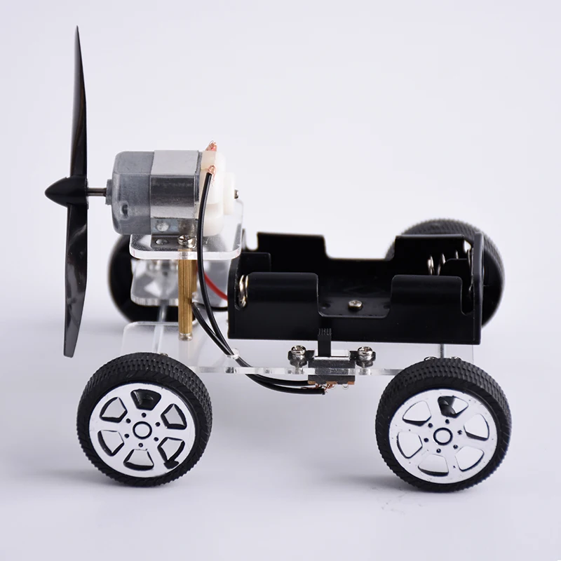 Force Car DIY ветровая тележка Модель для вождения ветра игрушки экспериментов
