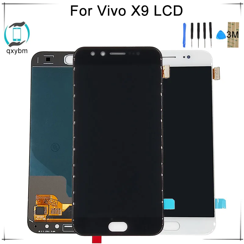 

NEW 5.5 Inch LCD For Vivo X9 LCD Display With Touch Screen Digitizer Assembly Repair Parts with free 3M Sticker + tools
