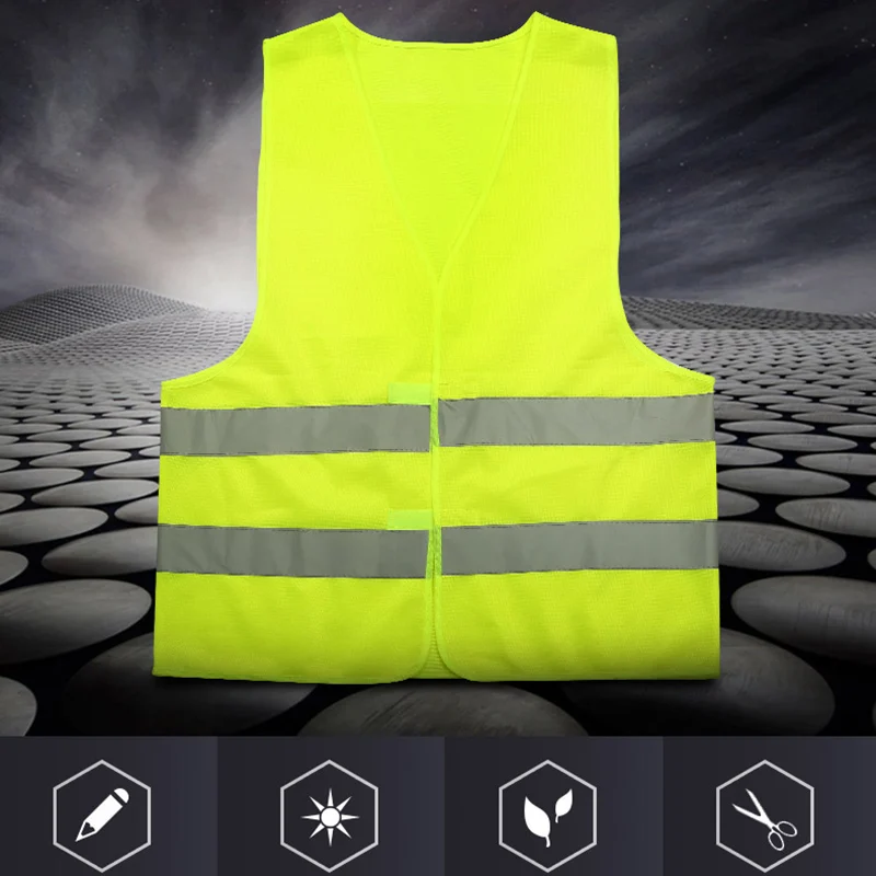 

Newly Safety Reflective Vest Security Visibility Construction Traffic Warehouse DC128