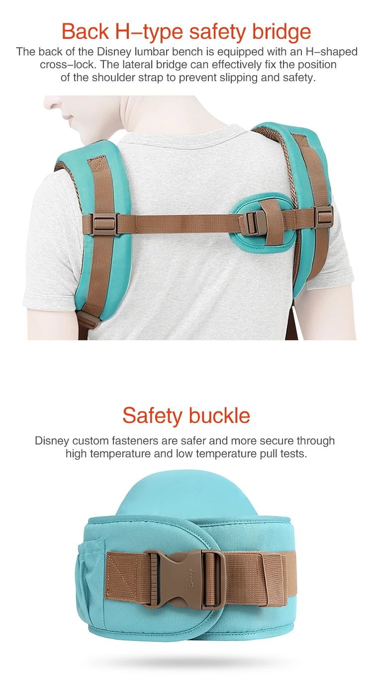 Disney Ergonomic Baby Carrier Backpack Infant Sling Toddler Waist Wrap Carrier Baby Holder Kangaroo Hipsit Minnie newborns 360