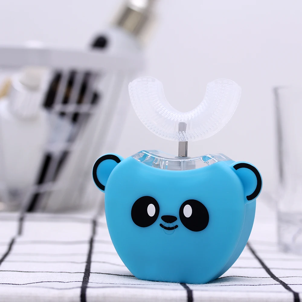 

U 360 Degrees Kids Sonic Electric Toothbrush Music Silicon Automatic Ultrasonic Teeth Tooth Brush Cartoon Pattern Children