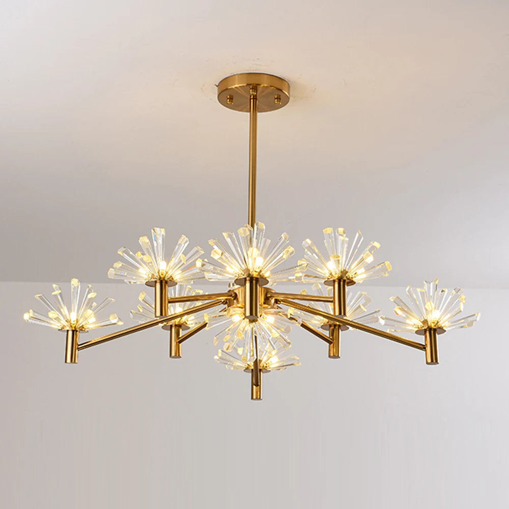 Bigman lustre design Современная хрустальная люстра лампа Золотой kronleuchter светодиодный cristal Домашнее освещение и освещение магазина