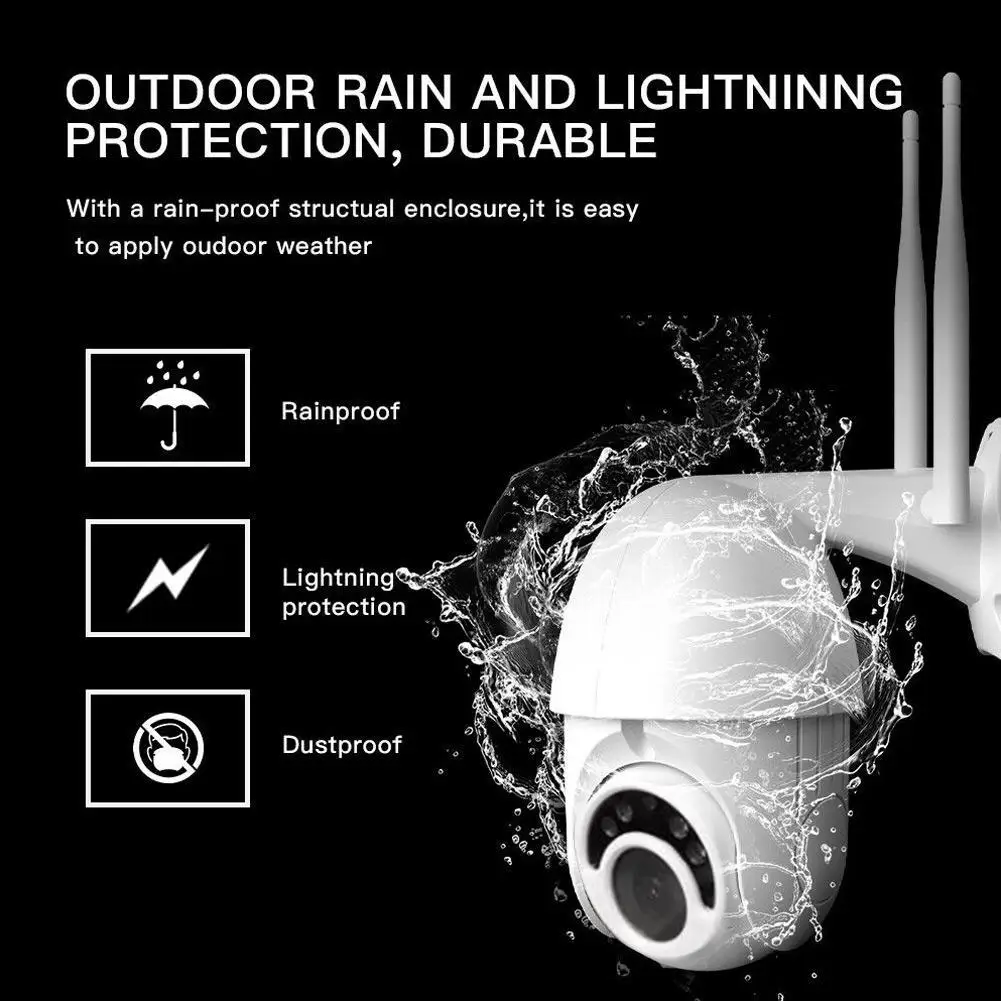 

1080P PTZ Security WIFI IP Camera Outdoor Speed Dome Wireless IP Camera CCTV Pan Tilt 4X Zoom IR Network Surveillance D60