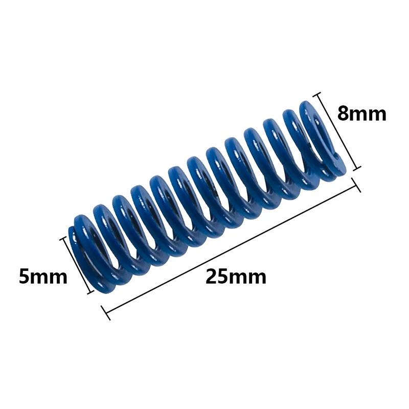 Aokin Запчасти для 3D-принтера пружины для подогрева кровати MK3 CR-10 Горячая кровать импортная длина 25 мм диаметр 8 мм ID 4 мм ender-3 пружина для 3D-принтера