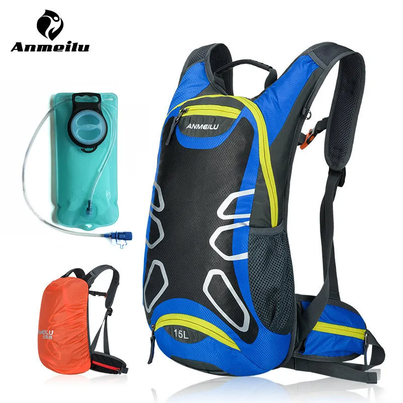 ANMEILU 15L велосипедный рюкзак, сумки, Водонепроницаемый MTB дорожный горный велосипед с сумкой для воды, альпинистские велосипедные рюкзаки - Название цвета: 12