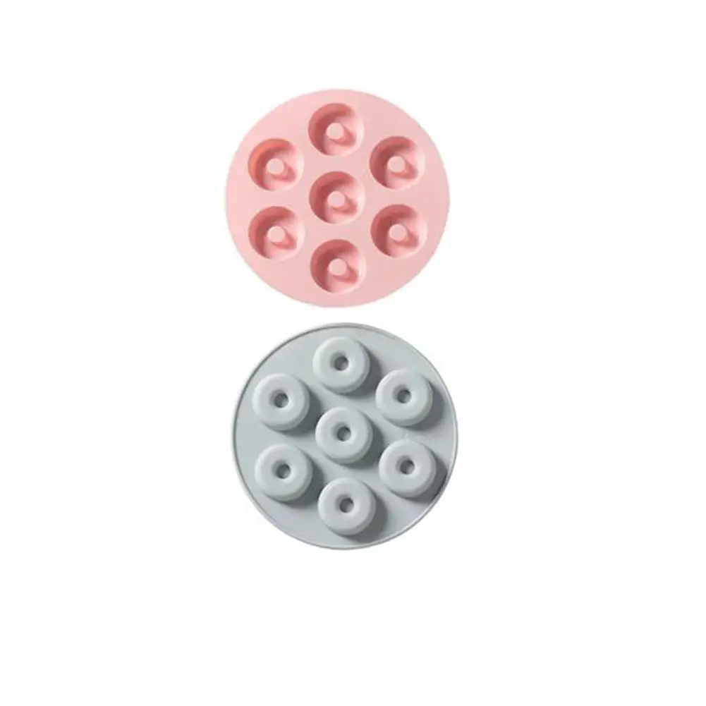 

Adeeing 7-Cavity Donut Shape Silicone Baking Mold for DIY Cake Tool