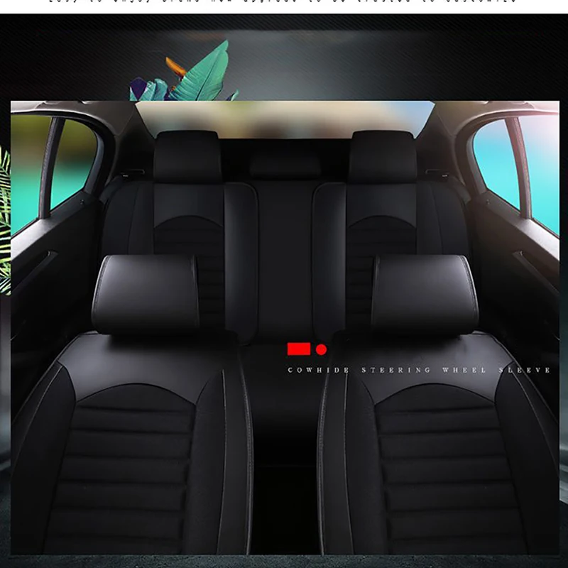 Универсальные автомобильные Чехлы kalaisike из кожи и льна для Lifan все модели 320 330 520 X60