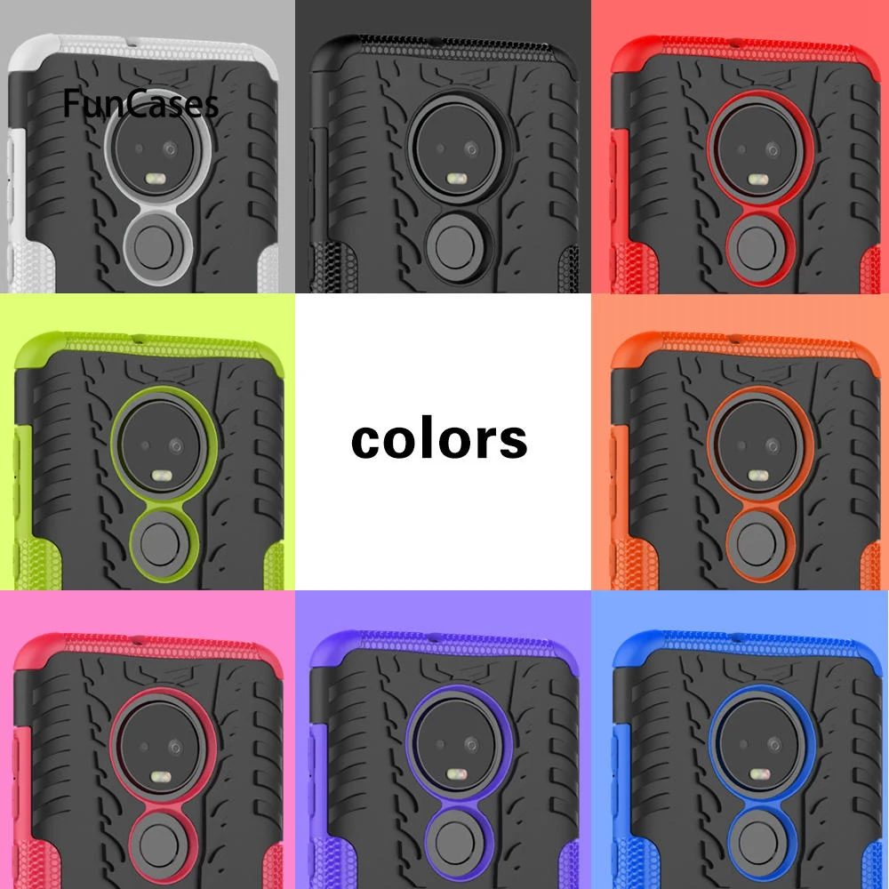 

Hybrid Armor Cases For Motorola Moto G7 Plus Dual SIM XT1965 Cases TPU Silicone Heavy Duty Covers For Moto G57Plus Full Housing