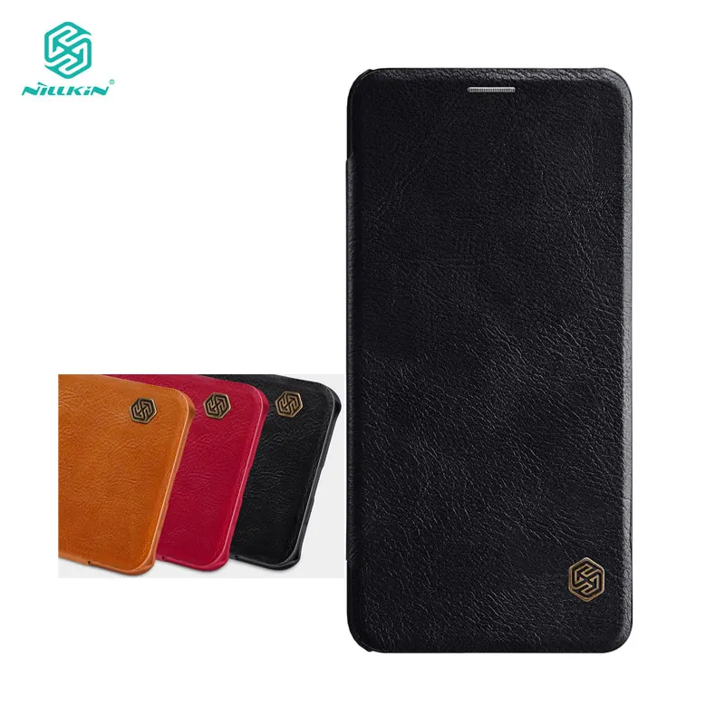 

Huawei Nova 3i Case Huawei P Smart Plus Case Nillkin Qin Series PU Leather Flip Cover for P Smart+