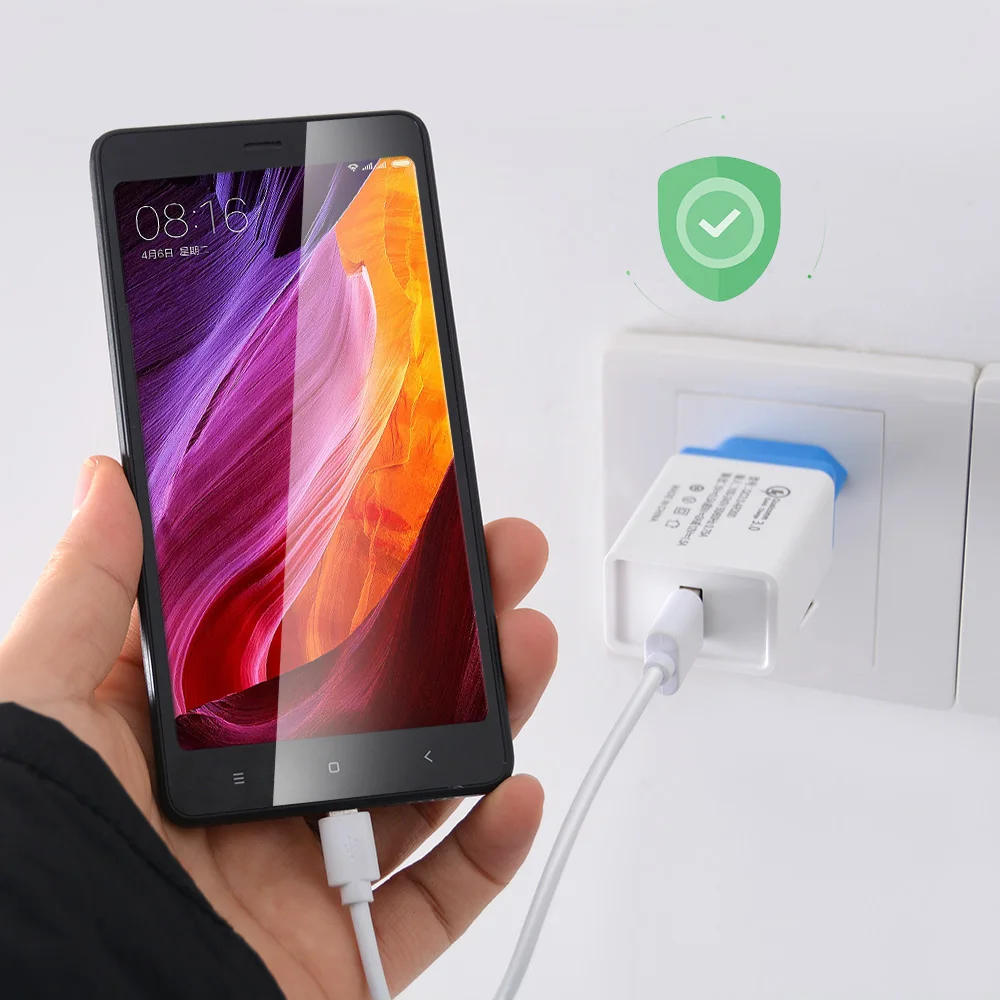 Зарядное устройство USB quick charge 3,0 для iPhone X 8 7 iPad быстрое настенное зарядное устройство 5 В для samsung S9 Xiaomi Mi 8 huawei зарядное устройство для мобильного телефона