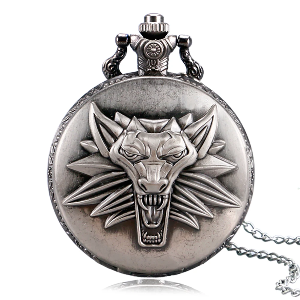Montre de poche pour hommes, pendentif de mode impressionnant pour femmes, Style de Lion sauvage, Vintage, moderne, Antique, rétro, offre spéciale