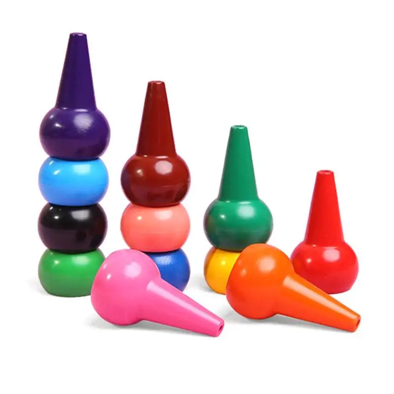 12 шт нетоксичные детские безопасные цветные мелки детские 3D пальчиковые товары для рукоделия