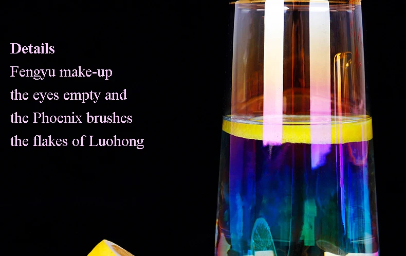Стеклянная Радужная преломляющая чашка, креативная цветная чашка, новое индивидуальное прозрачное цветное стекло