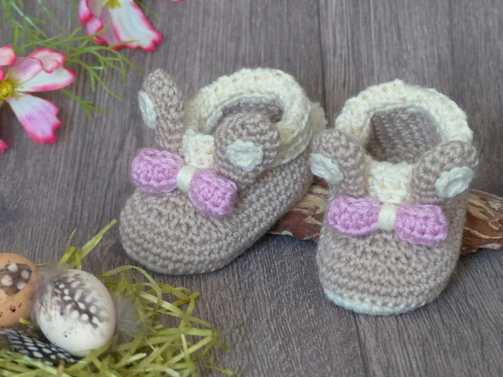 sapato croche infantil