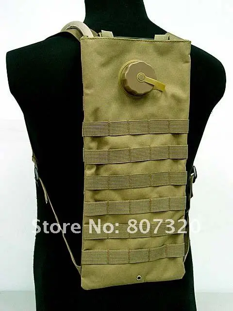 Molle SWAT Тактический 3L гидратации воды рюкзак оливковый drab Coyote коричневый камуфляж Лесной цифровой ACU Camo BK CB